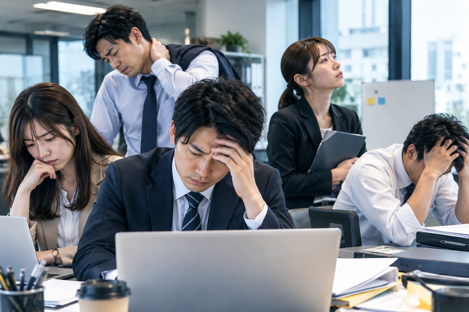会議中のビジネスパーソン